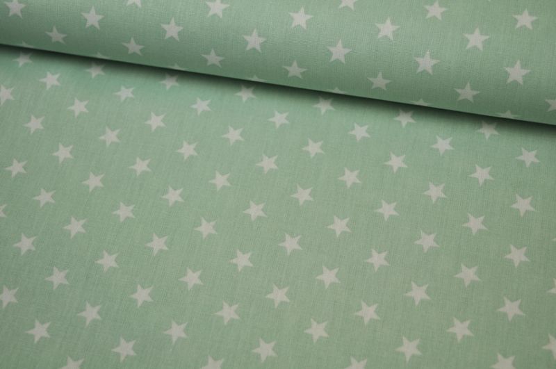 [4955.011] Baumwolle Petit Stars by Poppy mint