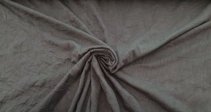 Single Jersey Creased dunkelgrau