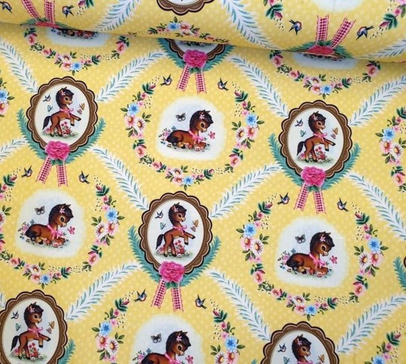 Sommersweat Sweet little Pony gelb