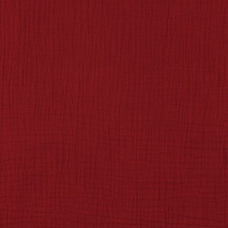 Double Gauze (Musselin) uni red