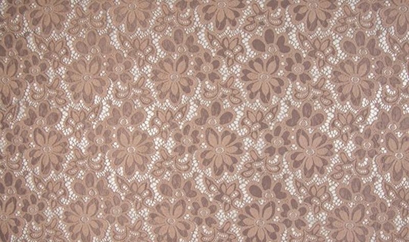 Spitzenstoff Eva Taupe 55