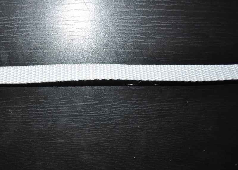 Gurtband 10 mm weiß