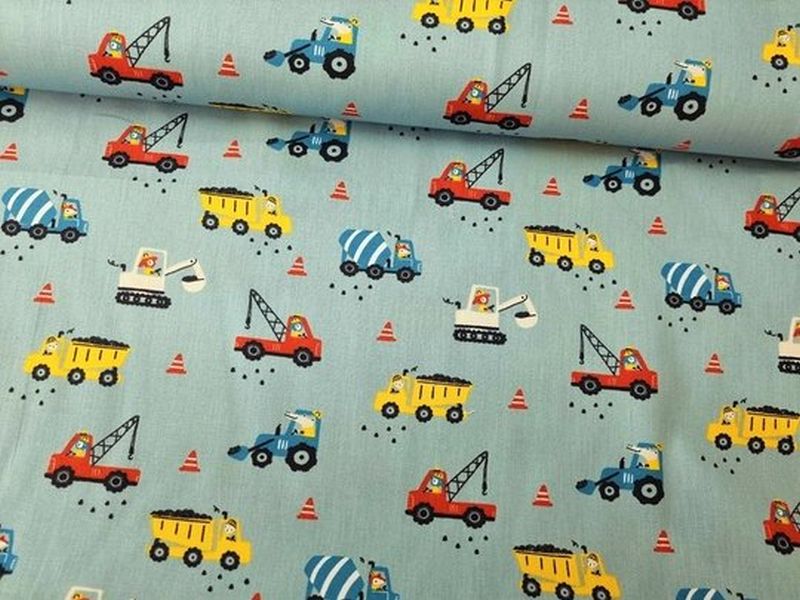 Baumwolle Workplace dunkel Mint