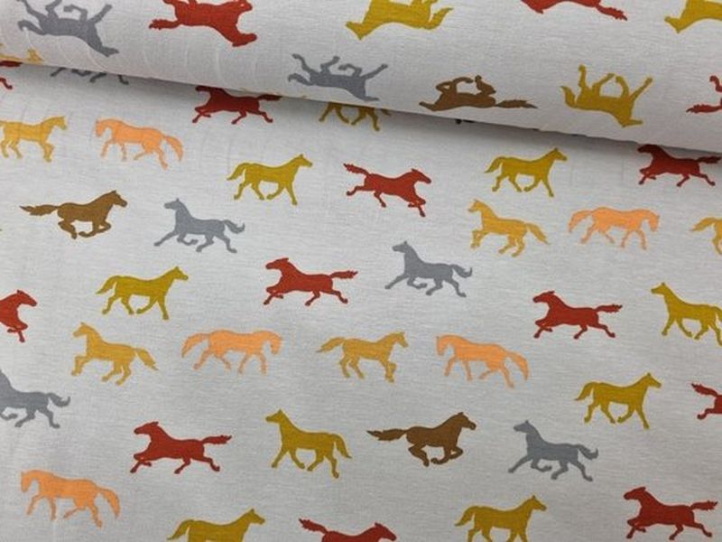 Jersey Horses by Poppy  hellgrau