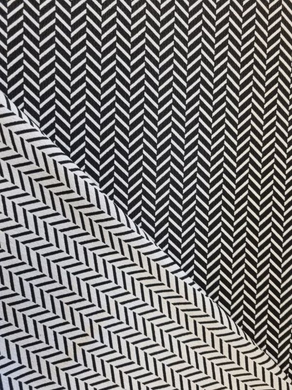 Jacquard Jersey Dobby Minimals Navy 1