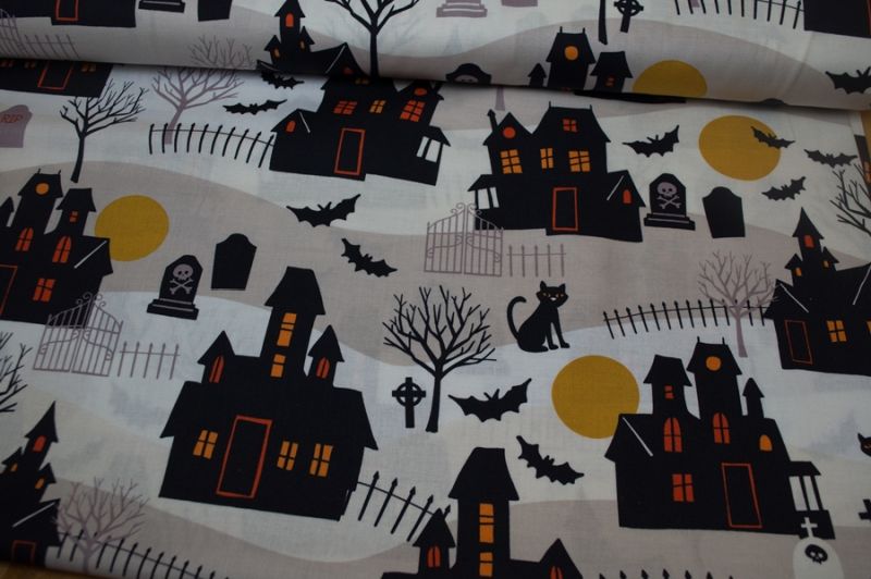 Usa Blend Fabrics Spooktacular creme