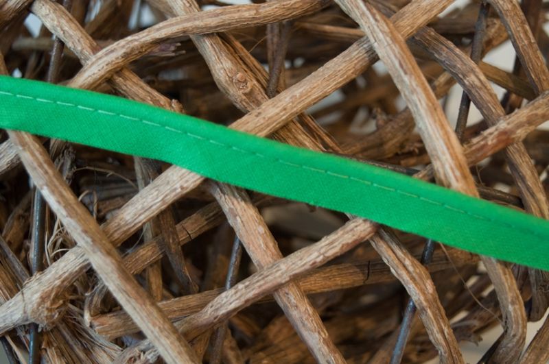 Paspelband baumwolle 12mm grün