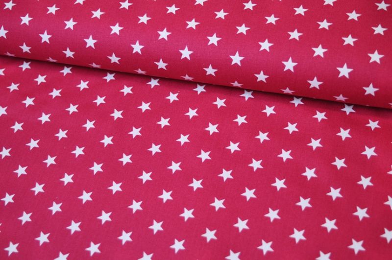 Baumwolle Petit Stars by Poppy fuchsia