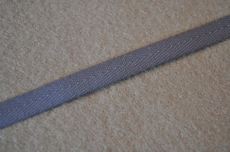 Köperband mittelgrau 10mm