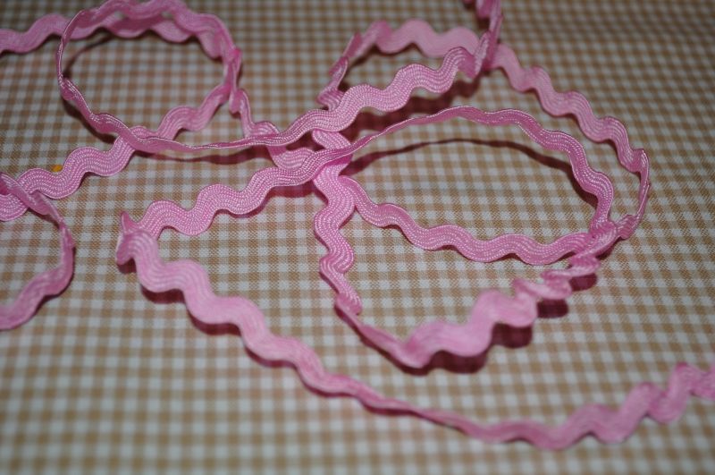 Zackenlitze 5mm rosa