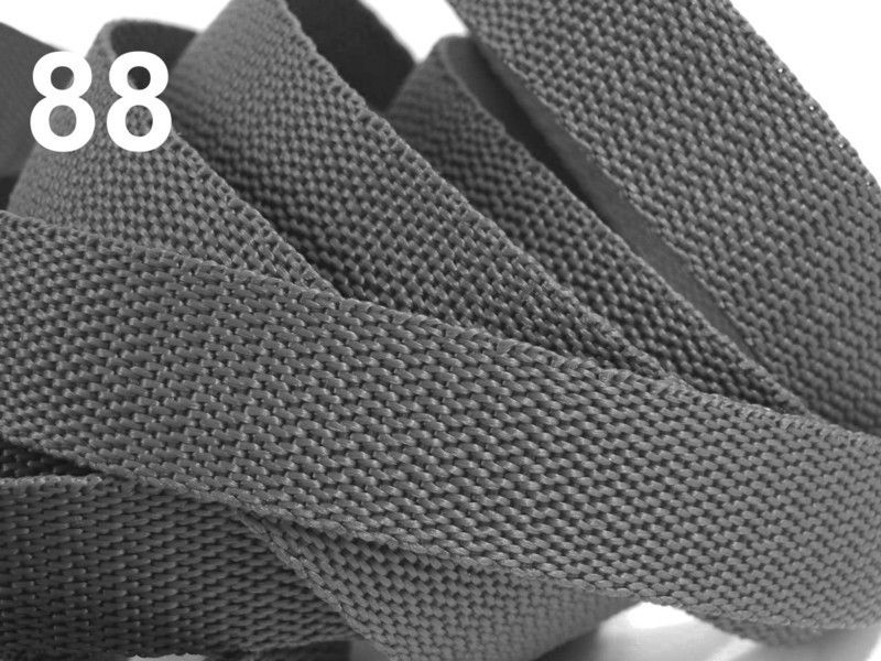 Gurtband 20 mm grau