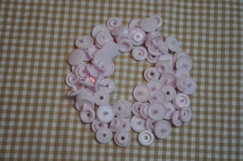 30 Baby Snaps T5 Farbe B21 Hellrosa
