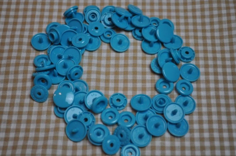 30 Baby Snaps T5 Farbe B46 Bright Teal