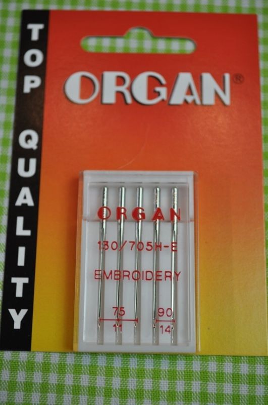 Organ Nähnadeln Embrodery 75/11 - 90/14