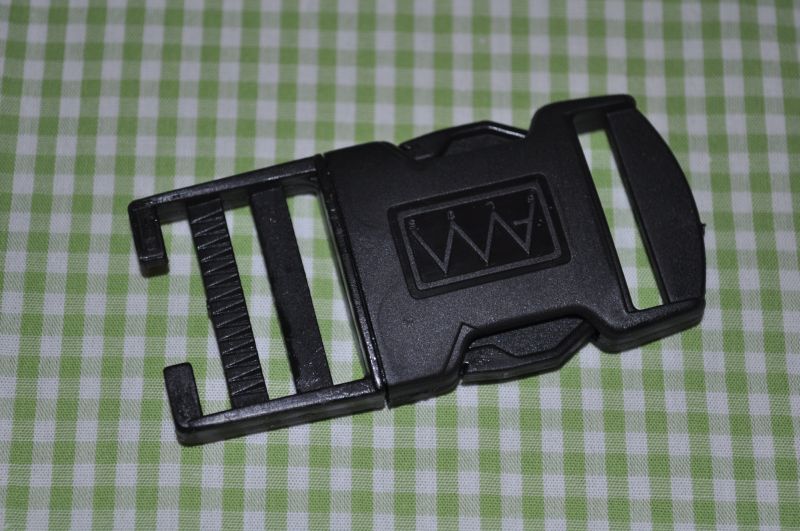 Steckschnalle 30 mm gerade offen