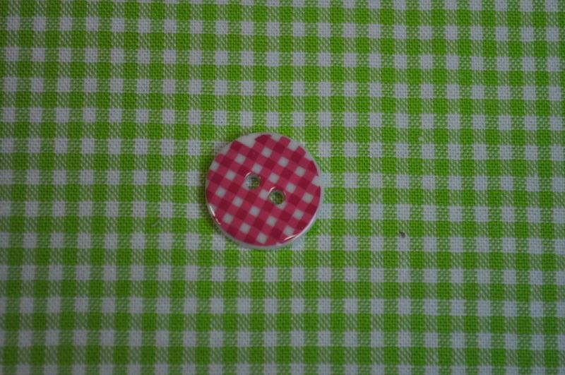 Knopf Vichy Karo pink