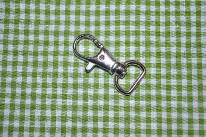 Karabinerhaken 12 mm silber