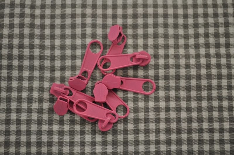 Schieber/Zipper 3 mm Reißverschluss rosa
