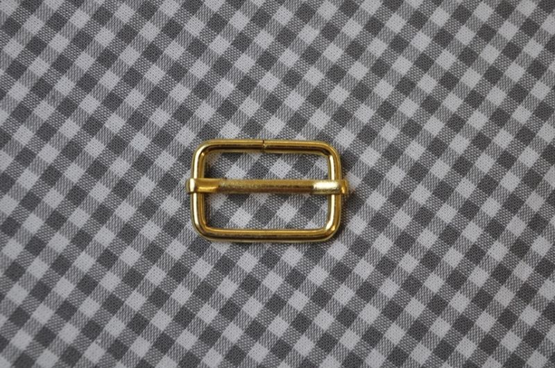 Schieber Gurtversteller Gold 13x20
