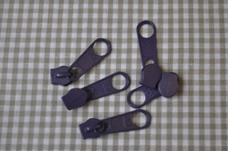 Schieber/Zipper 5 mm Reißverschluss aubering