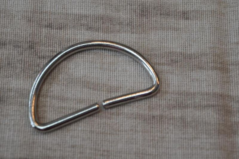 D-Ring 40 mm offen silber