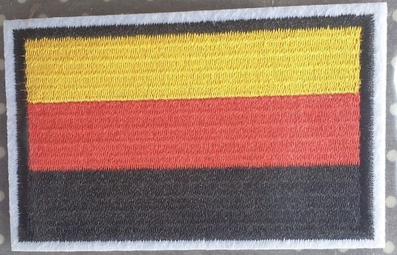 Applikation/Bügelbild Flagge Deutschland