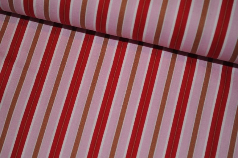 henry glass *sending my love* streifen rosa/rot