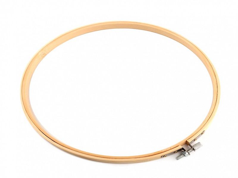 Stickrahmen rund aus Bambus 25,5 cm