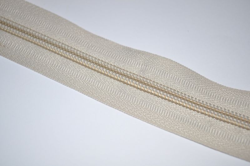 Endlosreißverschluss 5 mm sand