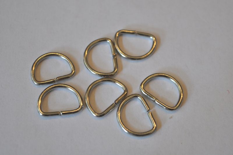 D-Ring 12 mm silber