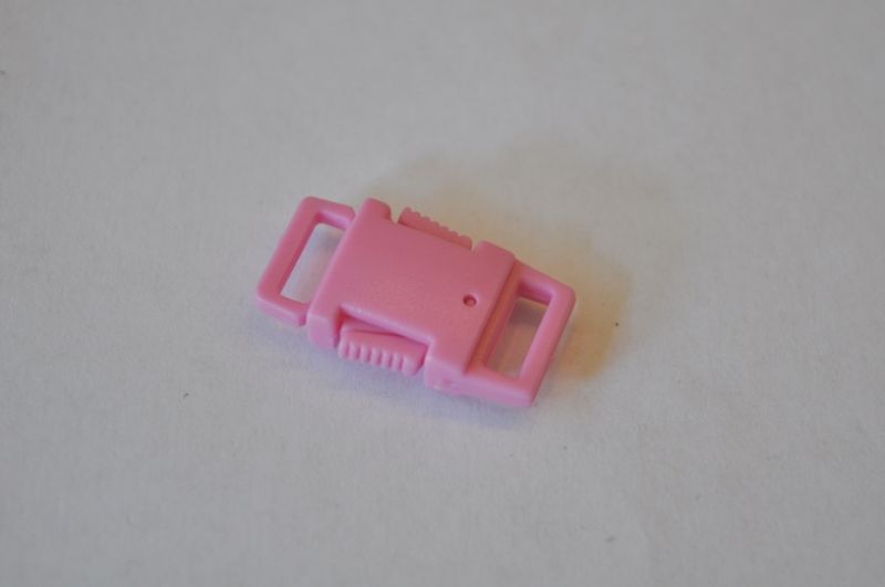 Steckschnalle 9 mm hellrosa