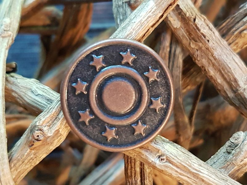Jeansknopf 19mm bronze 5 