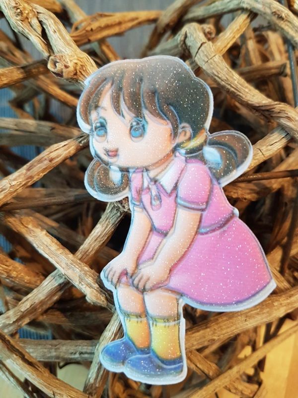 Applikation/Bügelbild Mädchen 3D