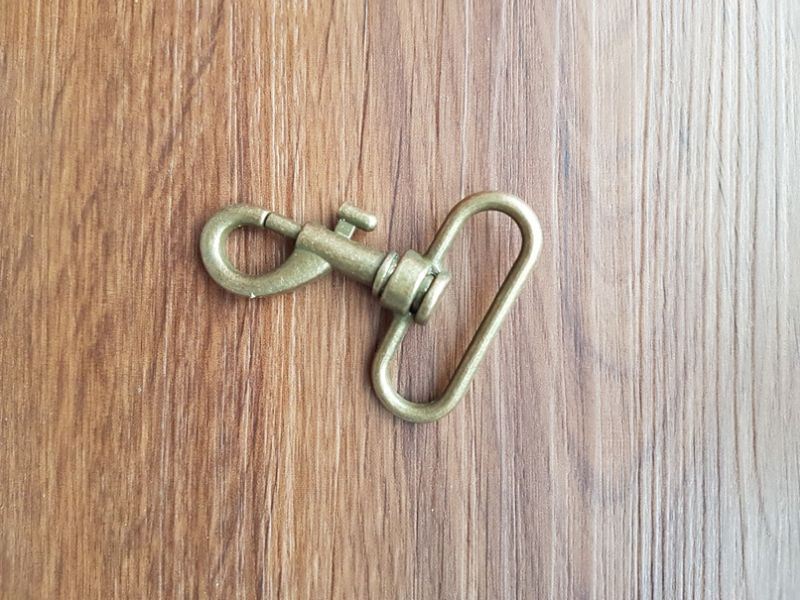 Karabinerhaken 32 mm bronze