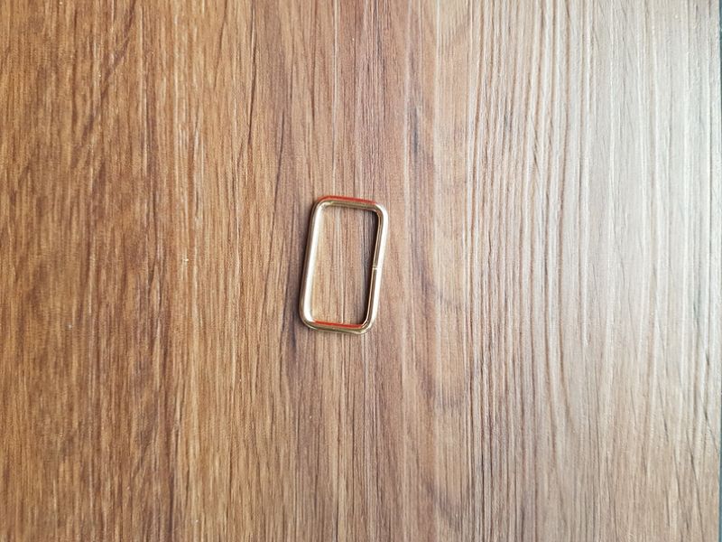Viereck Ring gold 25x13 mm