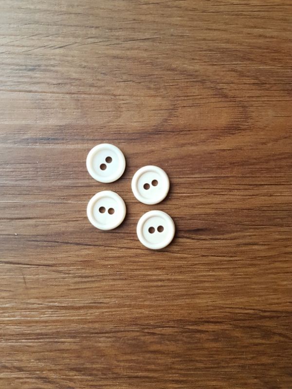 Knopf 11mm Uni creme