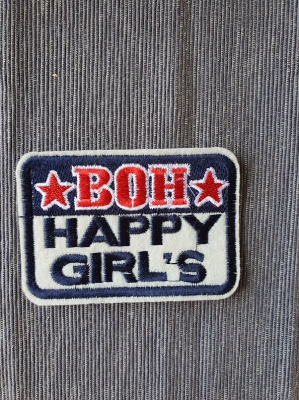 Applikation Bügelbild Happy Girls
