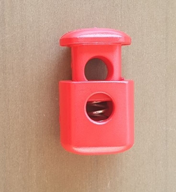Kordelstopper für 9mm Kordel rot