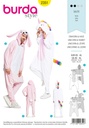 Schnittmuster Einhorn & Hase Burda 2351