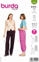 Schnittmuster hose Burda 5740