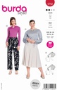 Schnittmuster Shirt Burda 5752