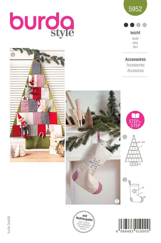 Schnittmuster Accessoires Burda 5952