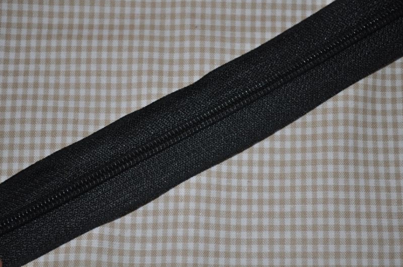 Endlosreißverschluss 5 mm schwarz