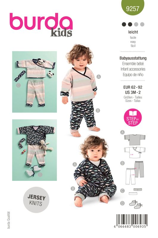 Schnittmuster Kombination Burda 9257