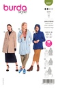 Schnittmuster Mantel, Jacke Burda 6057