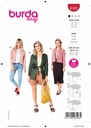 Schnittmuster Jacke Burda 6123