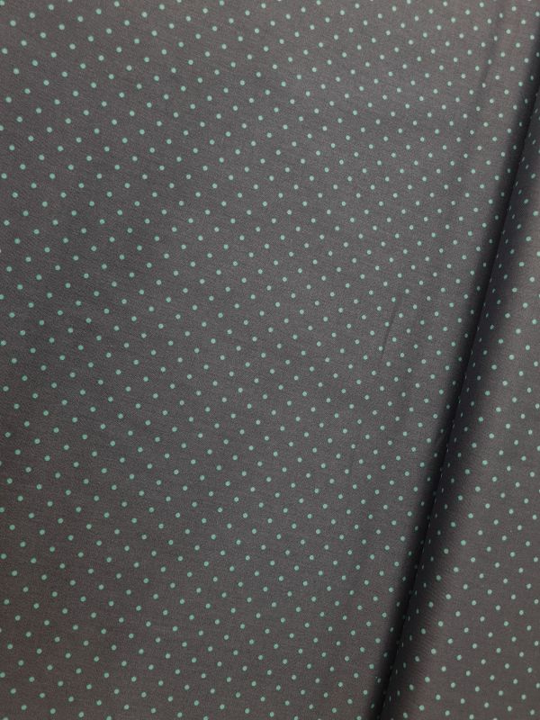 Baumwolle 2mm Pünktchen blau/hellblau