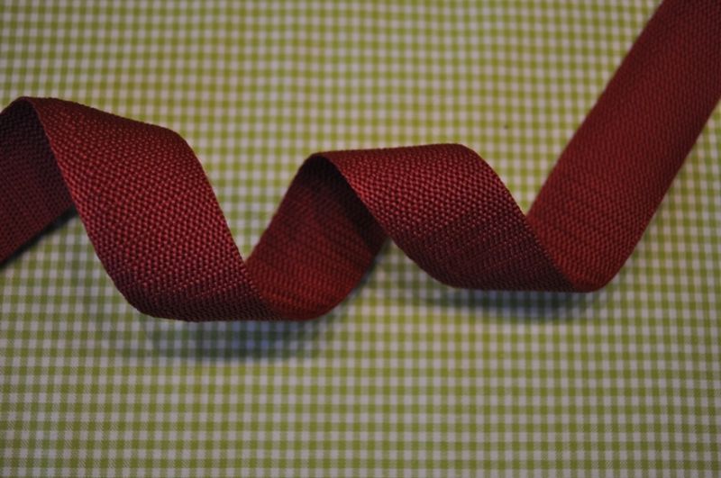 Gurtband 30 mm Weinrot