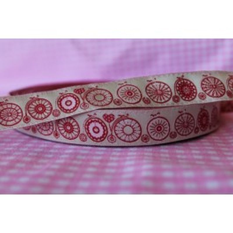 Webband Lillestoff Bicycle love beige