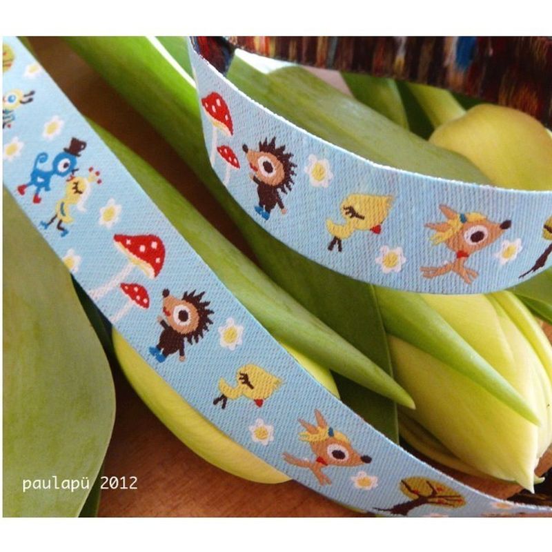 Webband Farbenmix Schnuckipü Hellblau